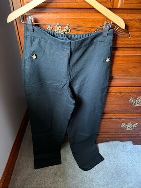 linen-blend sailor style pant